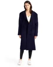 [Belle & Bloom] After Party Qulited Lining Coat - Navy