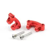 Jazrider Aluminum DT-03 Front C-Hubs (Red) For Tamiya DT02/DT03 Chassis RC Buggy