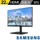 【SAMSUNG 三星】F22T450FQC 22型 IPS 75Hz 平面窄邊框螢幕(樞紐旋轉)