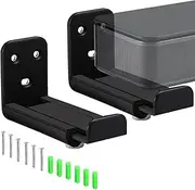 Soundbar Mounting Bracket - Depth Adjustable Soundbar Mounts, Double Soundbar Wall Mount | Double Soundbar Wall Mount for Most Soundbars, for Hotel Rooms