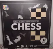 Games Hub - Classic Wooden Game Collection - Chess Set