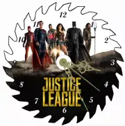 CLOCK Justice League 7 1/4" REAL Saw Blade Free Shipping