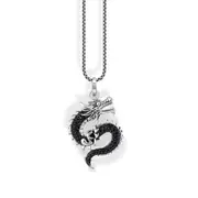 Buy Necklace with dragon pendant black stones by Thomas Sabo online - THOMAS SABO Australia