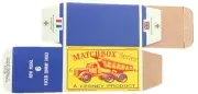 Matchbox #6 Quarry Truck ‘61-‘65 Type D Repro Box