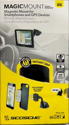 Scosche MagicMount™ Magnetic Dash/Window Mount FOR MOBILE DEVICES, CAR MAGHDGPS