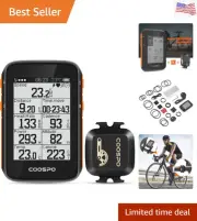 Bike Computer Wireless GPS, Bike Speedometer with Auto Backlight, Bluetooth A...