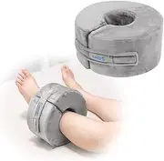 Zelen Foot Elevation Pillow Ankle Wedge Heel Elevator Cushion Foot Support Pillow Medical Ankle Cushion for Foot Pressure Bed Sore Ulcer Sleeping Foot Leg Rest Elevated Support Foam (Medium, 1 PCS)