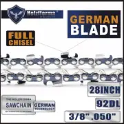 28" Saw Chain 3/8" .050" 92DL Compatible With Many Stihl Husqvarna Chainsaws