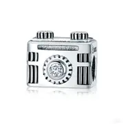 Silver plating Sentimental Snapshots Camera Charm Fit Bracelet & Necklace DIY Jewelry