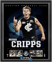 Patrick Cripps Captain of Carlton Official Licensed AFL Print Framed