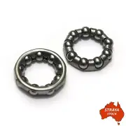 Bicycle Bottom Bracket Bearings 1 Pair -1/4" x 9 Ball + Retainer - Classic Bikes