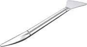 Beavorty Stainless Steel Cleaning Tools Extractor Makeup Spoon Face Spatula Scraper Face Scraper Tool Black Head Remover for Nose Makeup Spatula Mini Spoon Silver