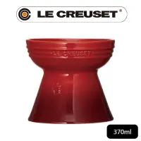 在飛比找PChome24h購物優惠-LE CREUSET-瓷器寵物高腳碗(櫻桃紅)