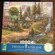 Thomas Kinkade Studios Sunday Morning Chapel Jigsaw Puzzle Ceaco 1000 pcs. NEW
