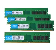 Crucial 32GB DDR4 RAM 4x 8GB 2133P PC4-17000mhz CL15 Desktop Memory CT8G4DFD8213