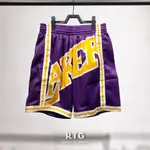 【RTG】MITCHELL & NESS BIG FACE SHORTS 短褲 球褲 湖人 MN20ASH03LAL