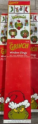 The GRINCH~Christmas Peel & Stick Window Cling ~ Mirror~ Decor ~ MERRY GRINCHMAS