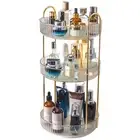 Rotating Organizer, Bathroom Holder Rack,Capacity Storage Box Vanity7997