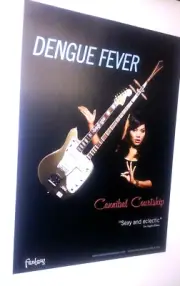 Poster - DENGUE FEVER cannibal courtship / the band J