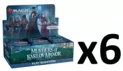 Magic MTG Murders at Karlov Manor PLAY Booster 6-Box CASE SEALED