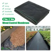 Wide Ground Cover Membrane Weed Control Fabric Garden Heavy Duty Landscape guAYP