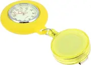 [VALICLUD] 1pc Nurse Table Nursing Nurse Decor Nurse Fashionable Nurses Watch Nursing Badge Nurse Lapel Watches Digital Watch Man Watch Fashion Nurses Watch Plastic Yellow
