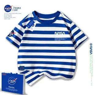 NASA t恤純棉夏裝男童短袖