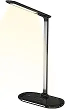 Fizepgo Adjustable Desk Lamp - Table Lamp Wireless Charger Bedside Light | Folding Adjustable Lighting USB Rechargeable Phone Charger, Reading Light Modern Decor for Bedroom