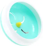 Happyyami Exercise Wheel for Hamsters Silent Running Wheel for Mice and Pets Durable with Holder Encourages Healthy Exercise Easy to Attach and Store Blue Random Color