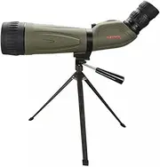 TASCO 20-60x80 Spotting Scope with Tabletop Tripod for Whale Watching, Boat Watching, Birding, 20-60x Magnification, 80mm Objective, Green (TS20608045)
