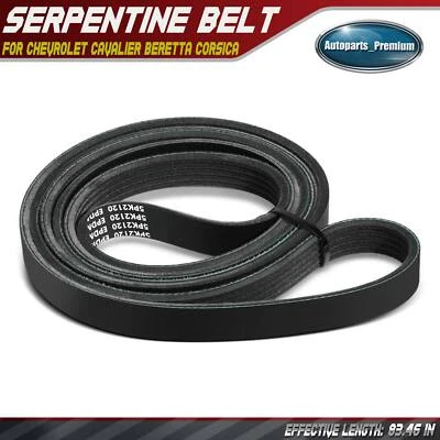 83.46 in Serpentine Belt for Chevrolet Cavalier Beretta Corsica Pontiac Sunfire (for: Chevrolet)