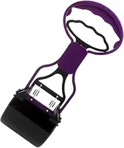 Pooper Scooper, Pet Poop Picker, Foldable Long Handle Tool, 11.02x3.43x0.79 Inches Lightweight Waste Grabber, Easy Cleanup for Lawn, Yard, Garden, Apartment and Backyard
