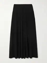 [TOTEME] TOTEME - Stretch-jersey Midi Skirt - Black - xx small xx small Black