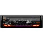 JVC KD-X380BTS Single DIN Bluetooth USB AUX AM/FM Radio Stereo LED Receiver