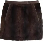 [STKARCV] Early Spring Women's French Retro Zipper Decoration High Waist Short Skirt