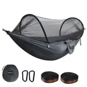 Chihee Ultra-Light Travel Camping Hammock Pop-up Net Hammock 660lbs Dark Grey