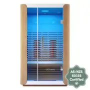 Lue 2-Person Full Spectrum Curved Infrared Home Sauna