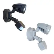 Illume Outdoor LED Spot Light with Sensor 10w in Black or Silver