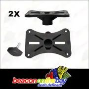 2x Speaker Mount External Adapter Plate for 35 mm Tripod or Wall Speaker Stands
