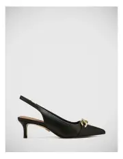 [Wittner] Harper Leather Slingback in Black