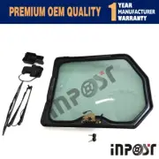 For Bobcat Skid Steer Door W Wiper glass S100 S130 S150 Front Enclosure Loader