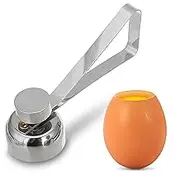 Stainless Steel Egg Cracker and Topper - Kitchen Tool for Cracking, Cutting, and Opening Eggs - Heavy Duty Egg Shell Separator