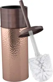 Nu-Steel TBH-SS542-17 round Shape Stainless Steel Toilet Brush Holder for Bathro