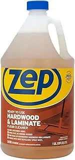 [Zep] Industrial Hardwood and Laminate Floor Cleaner - 1 Gallon - ZUHLF128 - Removes Spots, Stains and Scuffs. Cleans and Restores Shine