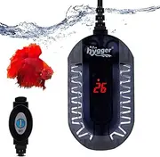 hygger Mini Aquarium Heater, 100 W Submersible Betta Aquarium Heating Rod with Submersible Digital Display, Fast Heating Thermostat, External Controller and Built-in Thermometer, for Small Fish Tank