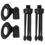 2 Pcs Tripod Boom Stand Mic Holder Microphone Organizer for Table