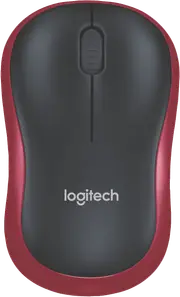 Logitech M185 Wireless Mouse (Red)