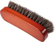 FOMIYES Wooden Horsehair Shoe Cleaning Brush Portable Small Scrubber for Boots and Shoes Gentle Polishing and Grime Removal for Hard to Reach Areas Durable and Cleaning Tool