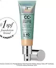 IT Cosmetics CC+ CREAM NATURAL MATTE FOUNDATION WITH SPF 40 Color:light medium w