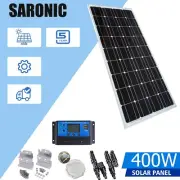 400W Solar Panel Kit 12V Battery Charging Controller Caravan Camping 400 Watt AU